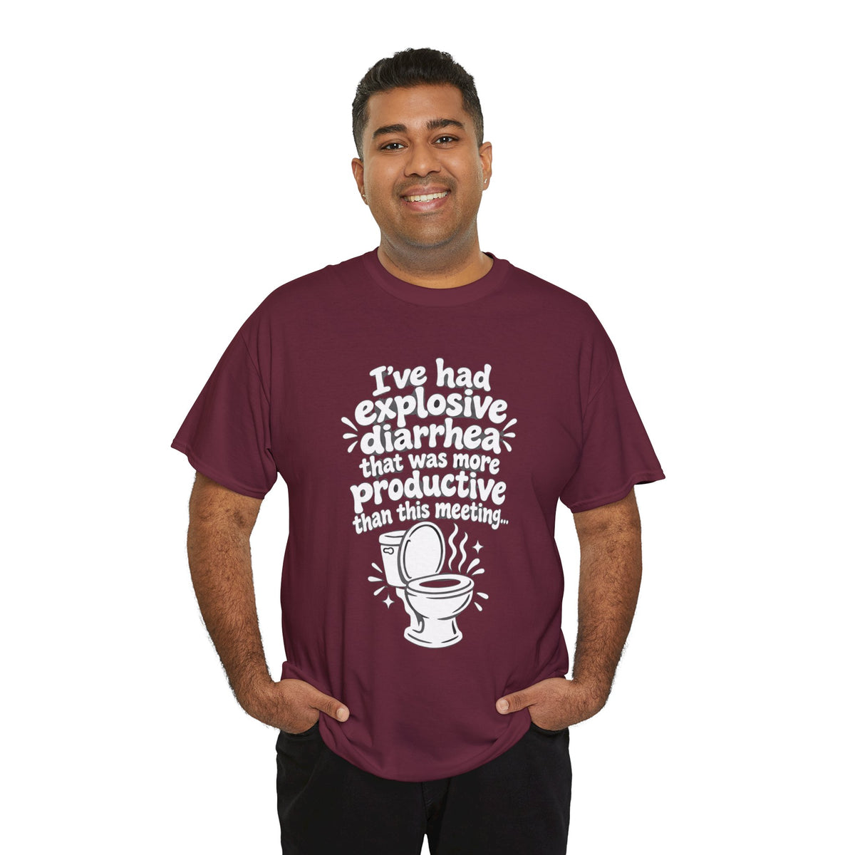 Explosive Diarrhea > This Meeting Funny Sarcastic T-Shirt | Offensive Office Humor Tee | Rude Gag Gift