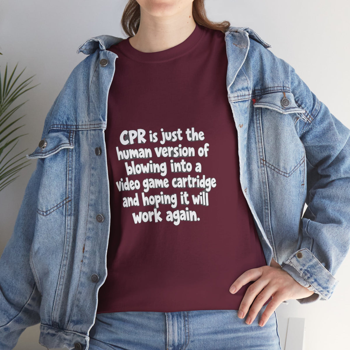 CPR Is Just the Human Version Tee — Funny Paramedic EMT Shirt