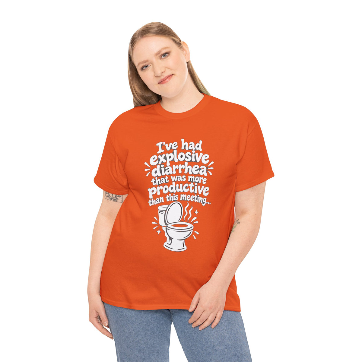 Explosive Diarrhea > This Meeting Funny Sarcastic T-Shirt | Offensive Office Humor Tee | Rude Gag Gift