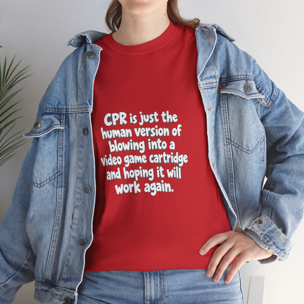 CPR Is Just the Human Version Tee — Funny Paramedic EMT Shirt