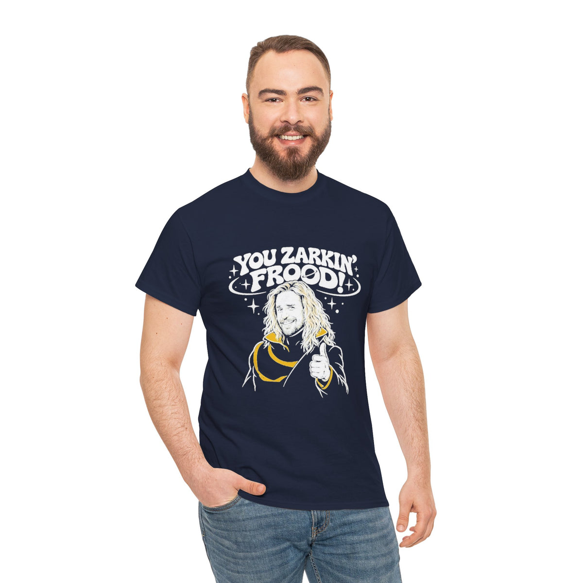 "You Zarkin' Frood!" Hitchhiker's Guide to the Galaxy T-Shirt — Sarcastic Sci-Fi Tee for Hoopy Froods