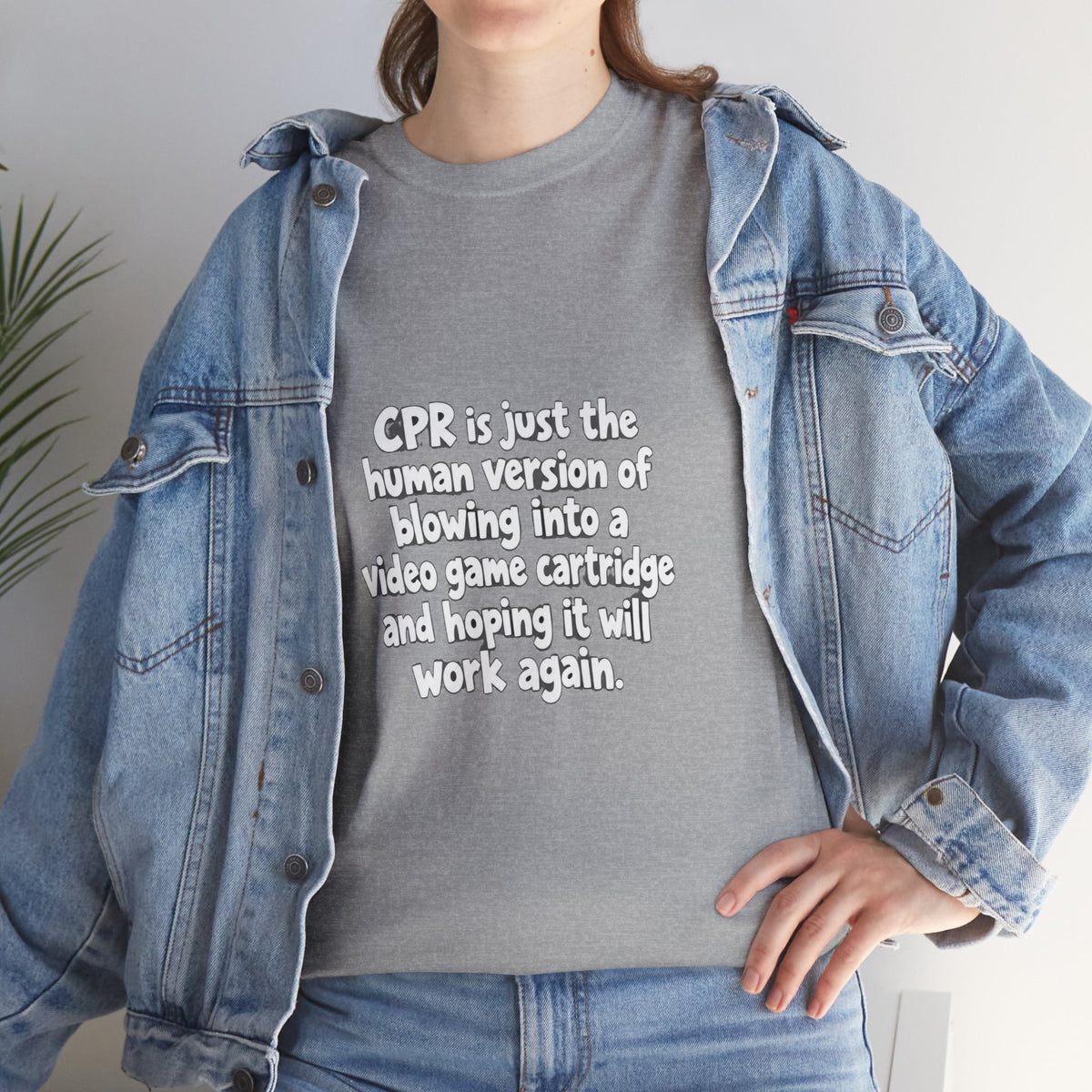 CPR Is Just the Human Version Tee — Funny Paramedic EMT Shirt