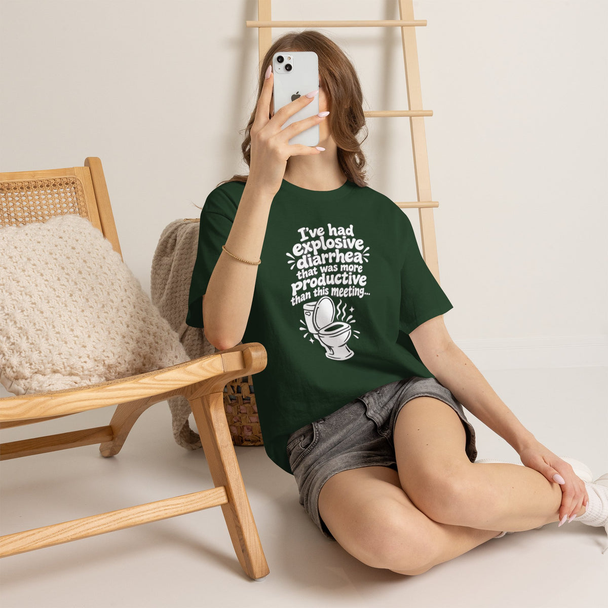 Explosive Diarrhea > This Meeting Funny Sarcastic T-Shirt | Offensive Office Humor Tee | Rude Gag Gift