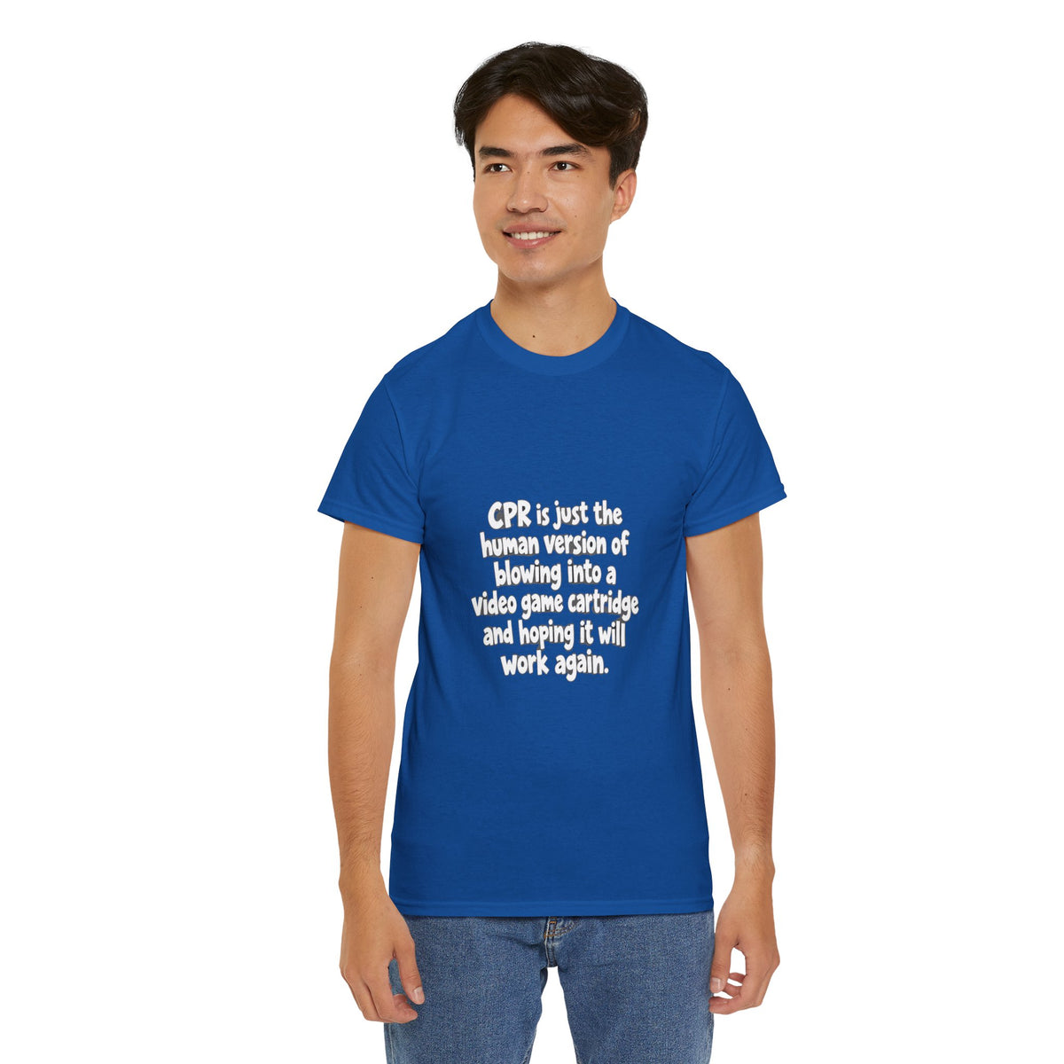 CPR Is Just the Human Version Tee — Funny Paramedic EMT Shirt