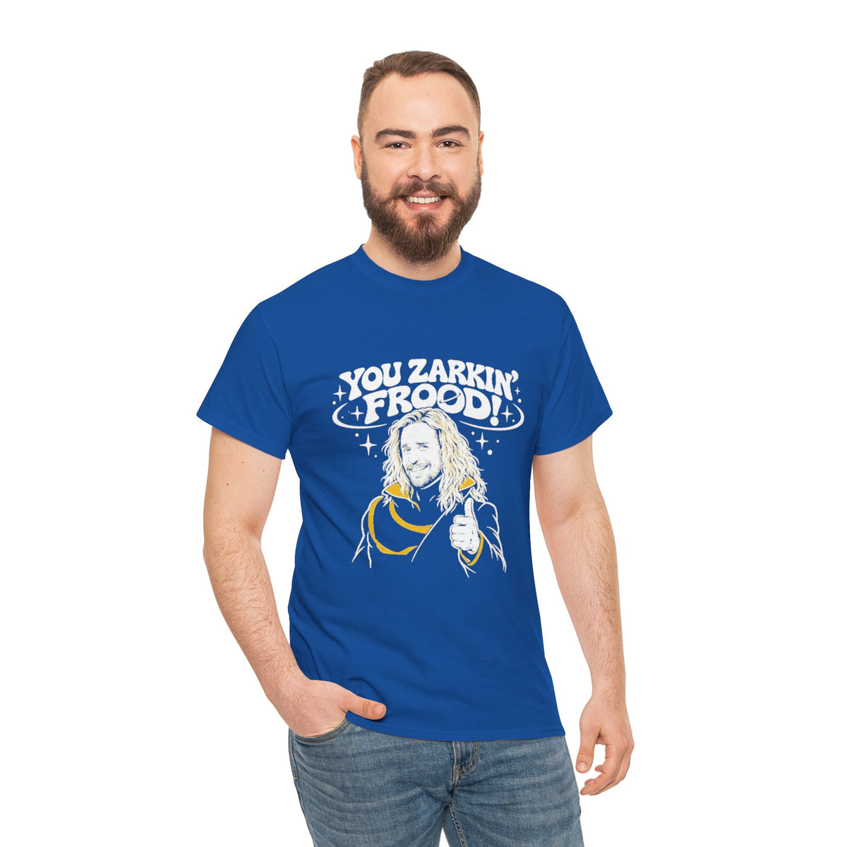 "You Zarkin' Frood!" Hitchhiker's Guide to the Galaxy T-Shirt — Sarcastic Sci-Fi Tee for Hoopy Froods