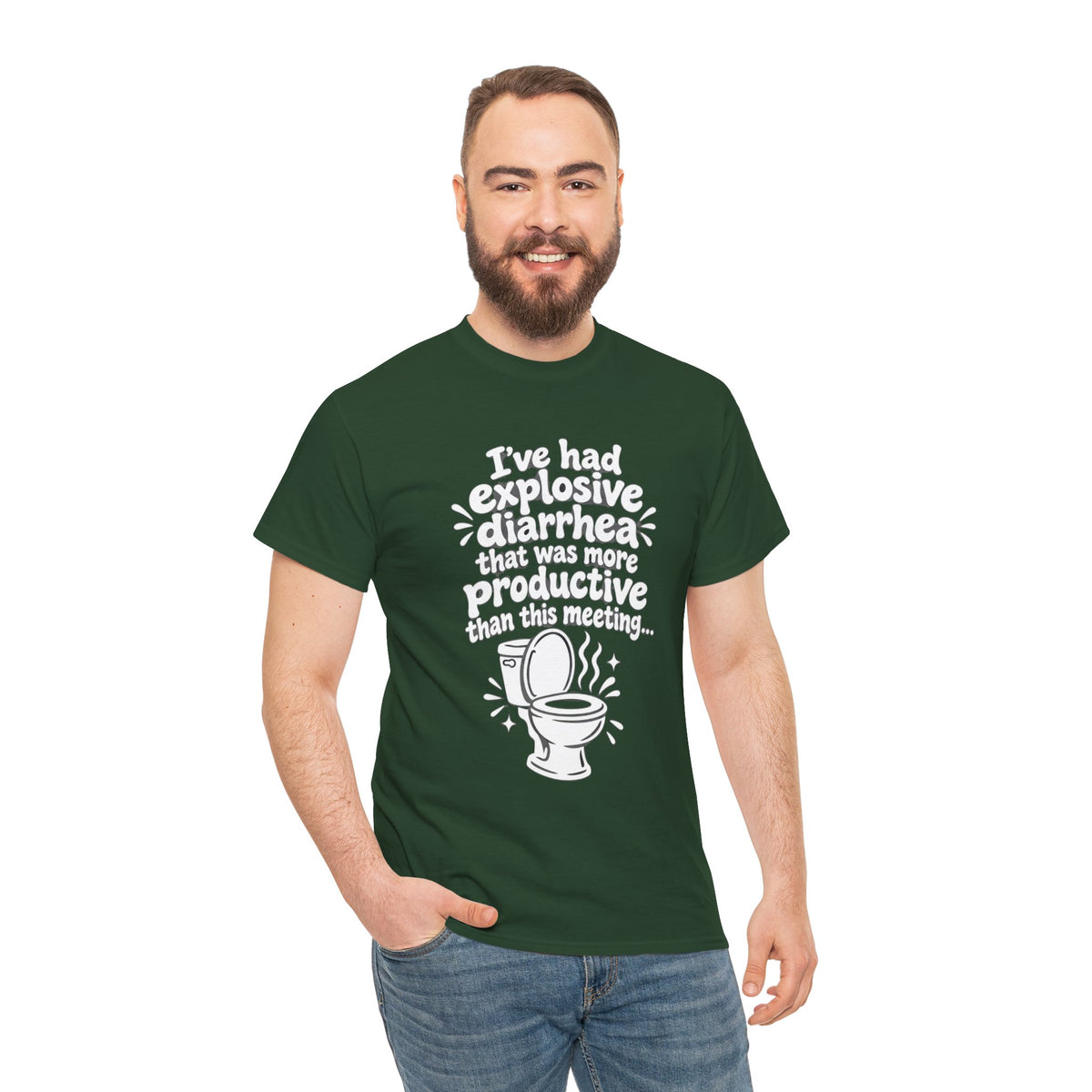Explosive Diarrhea > This Meeting Funny Sarcastic T-Shirt | Offensive Office Humor Tee | Rude Gag Gift