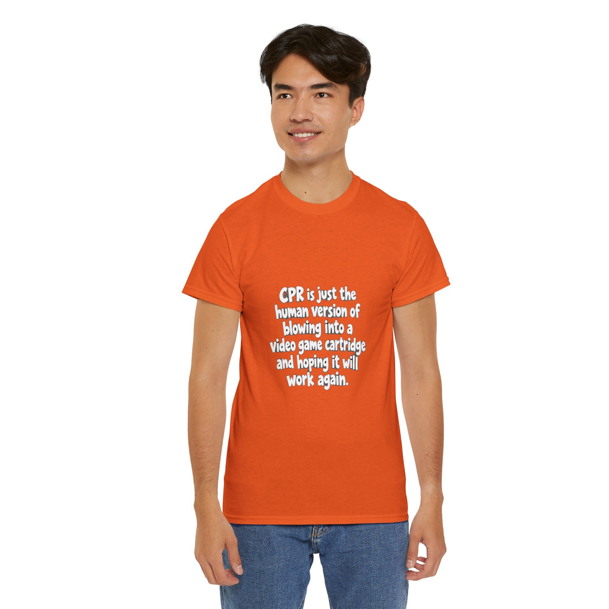 CPR Is Just the Human Version Tee — Funny Paramedic EMT Shirt