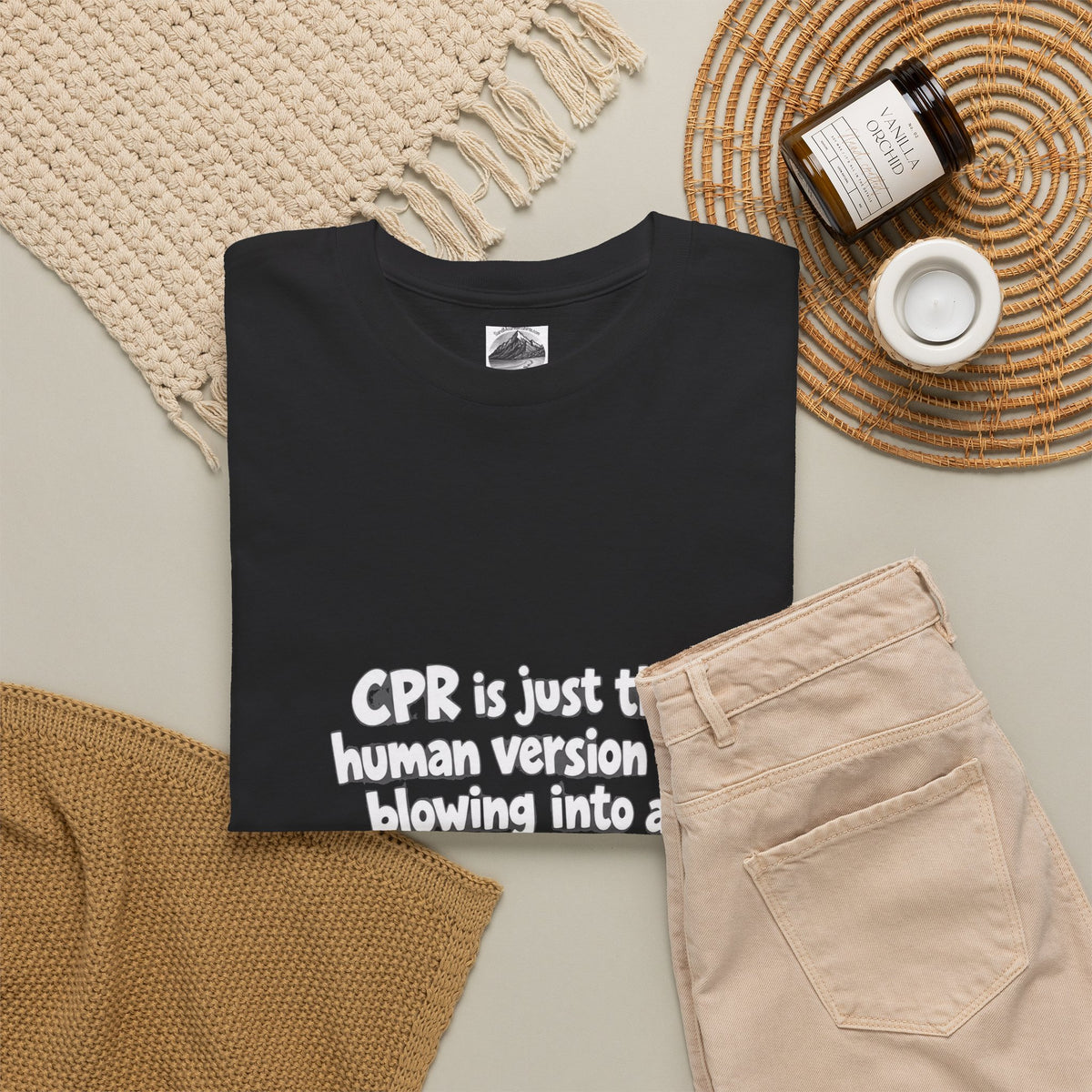 CPR Is Just the Human Version Tee — Funny Paramedic EMT Shirt