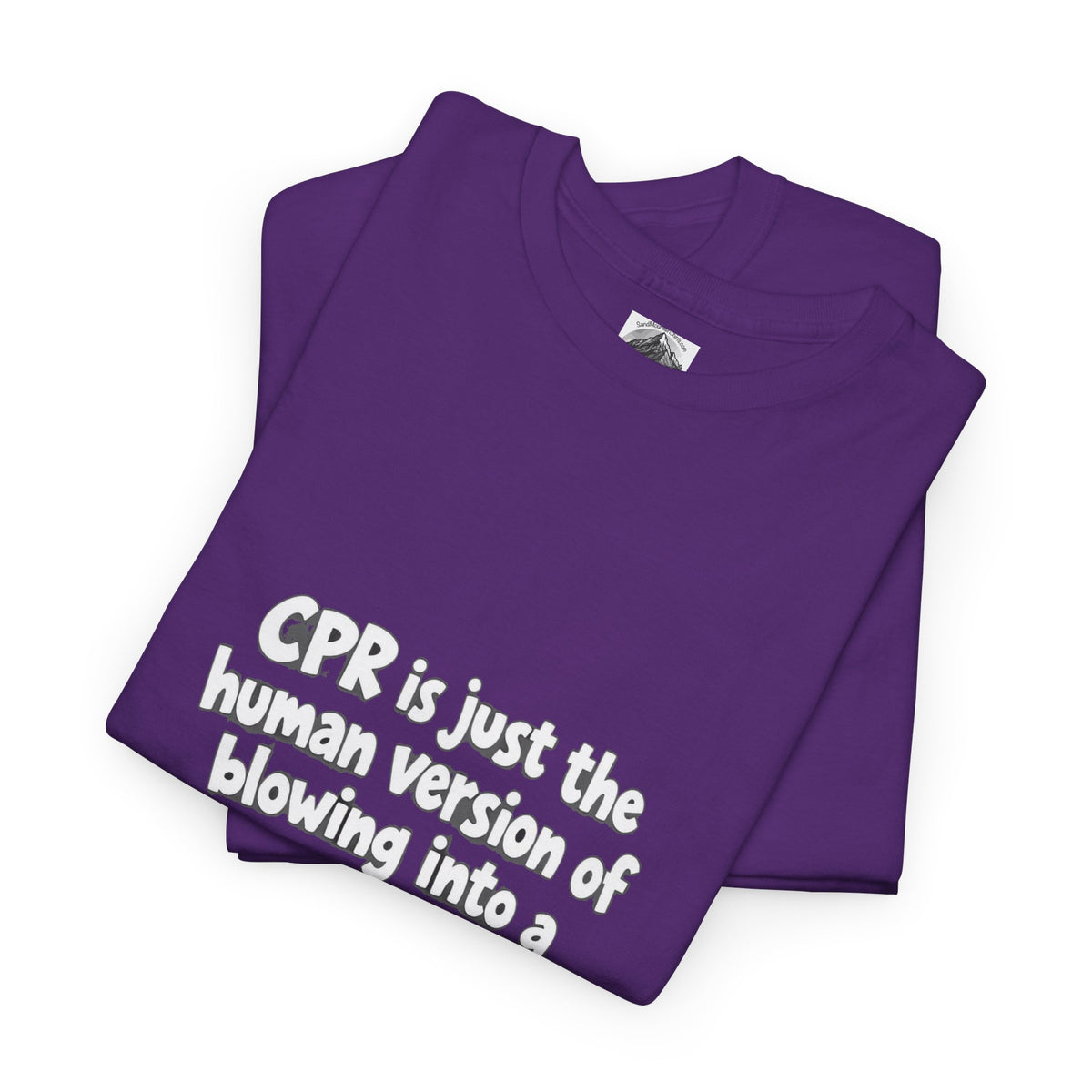 CPR Is Just the Human Version Tee — Funny Paramedic EMT Shirt