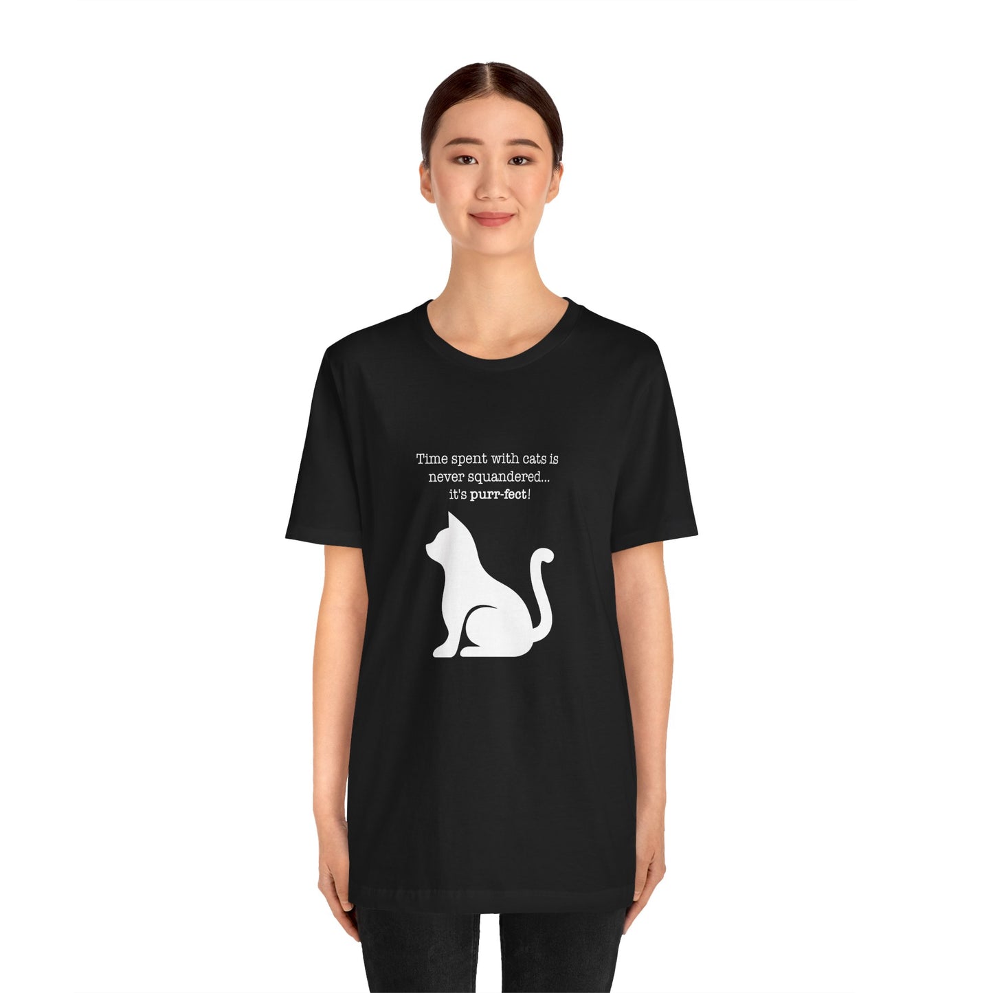 A Cat's Time is Never Squandered! (Dark Color Shirts)