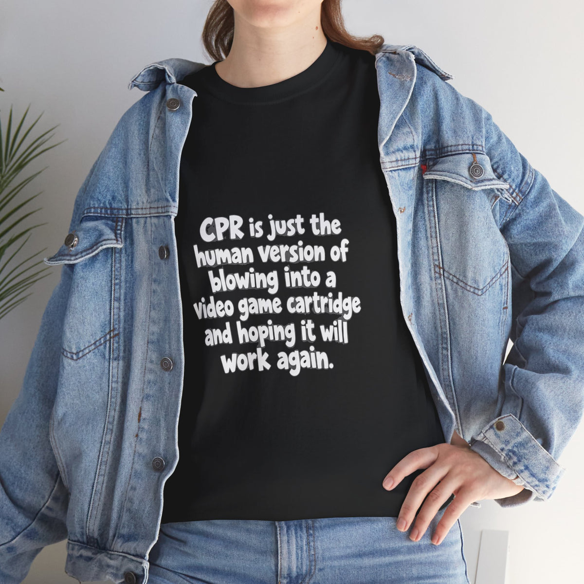 CPR Is Just the Human Version Tee — Funny Paramedic EMT Shirt