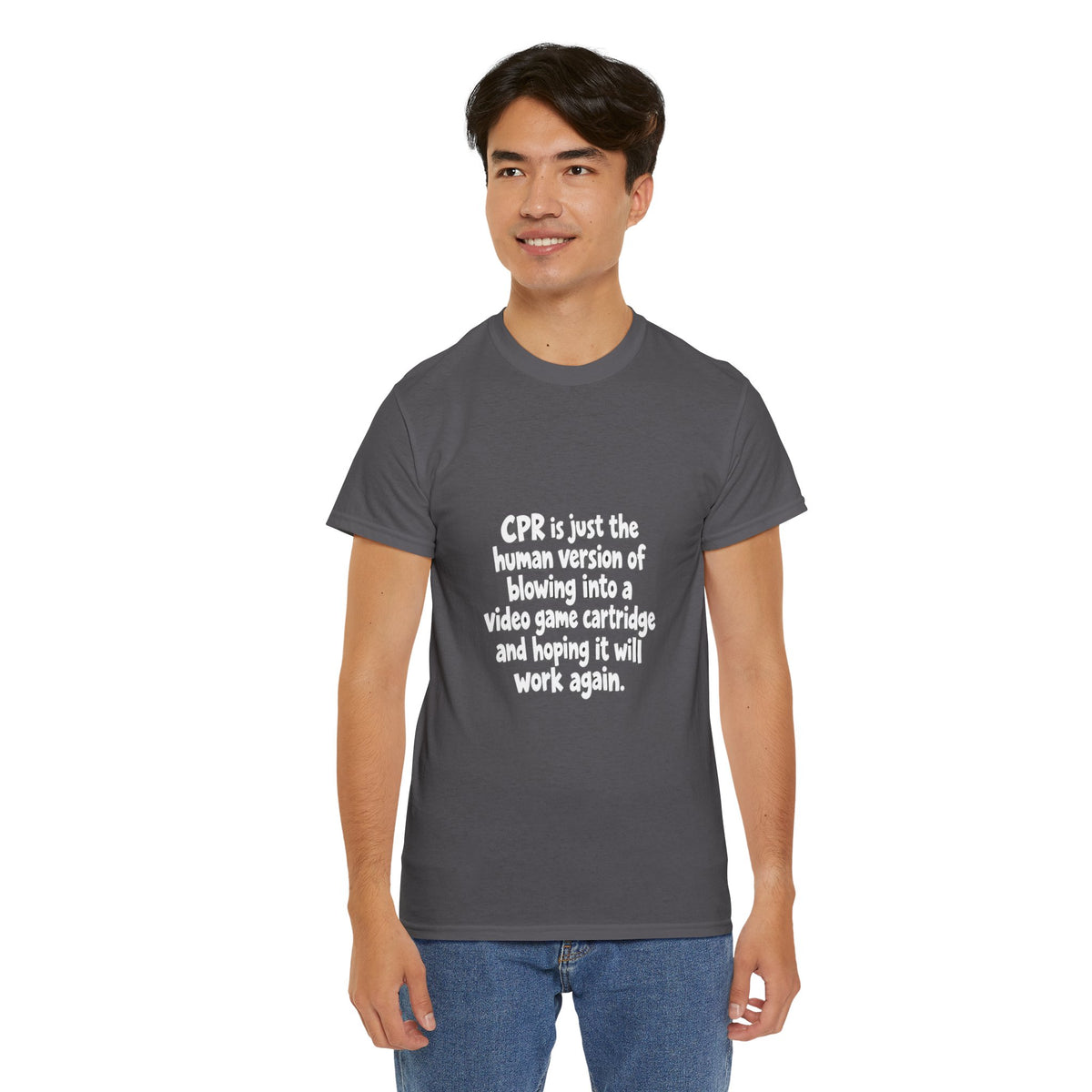 CPR Is Just the Human Version Tee — Funny Paramedic EMT Shirt