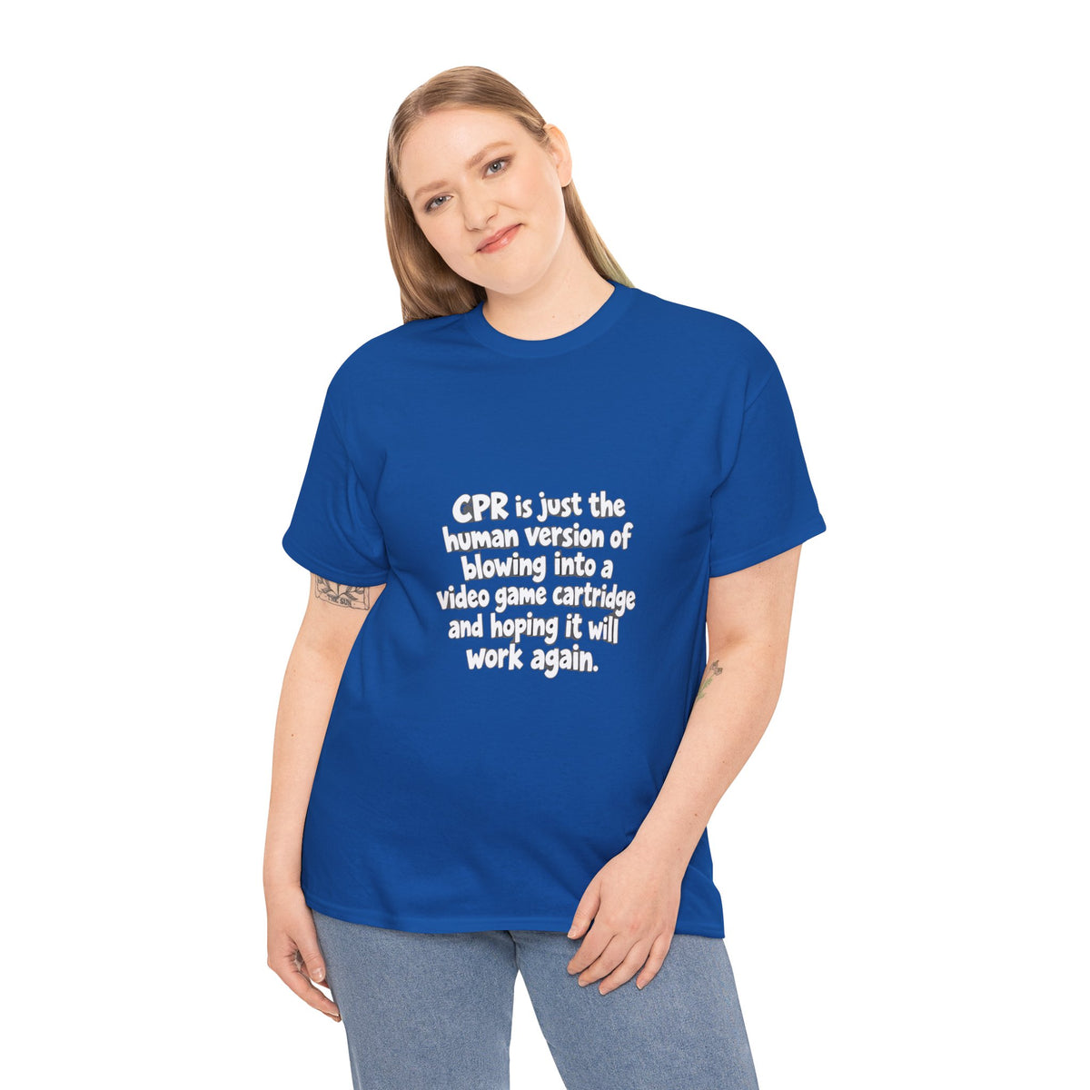 CPR Is Just the Human Version Tee — Funny Paramedic EMT Shirt
