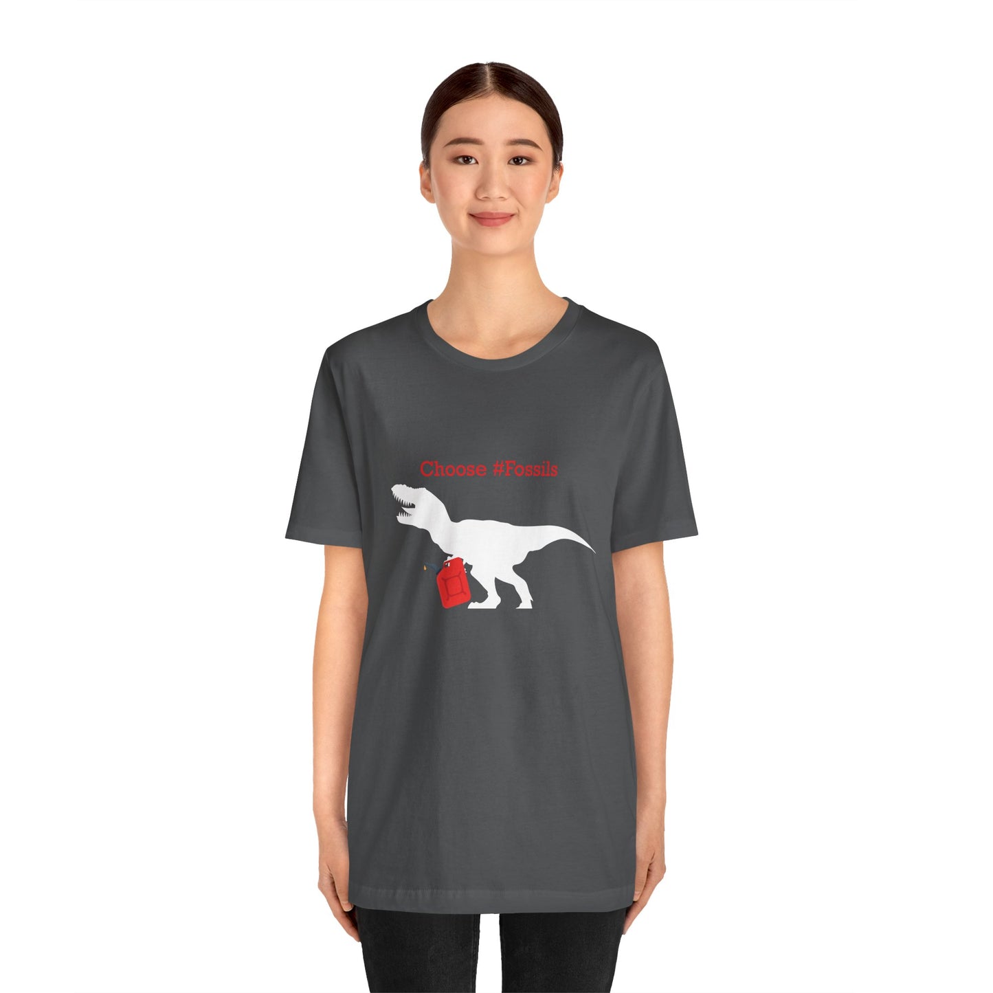 Fossil Fuels Featuring Your Favorite T-Rex (Dark shirt colors)