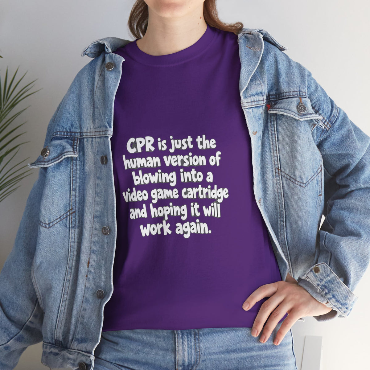 CPR Is Just the Human Version Tee — Funny Paramedic EMT Shirt