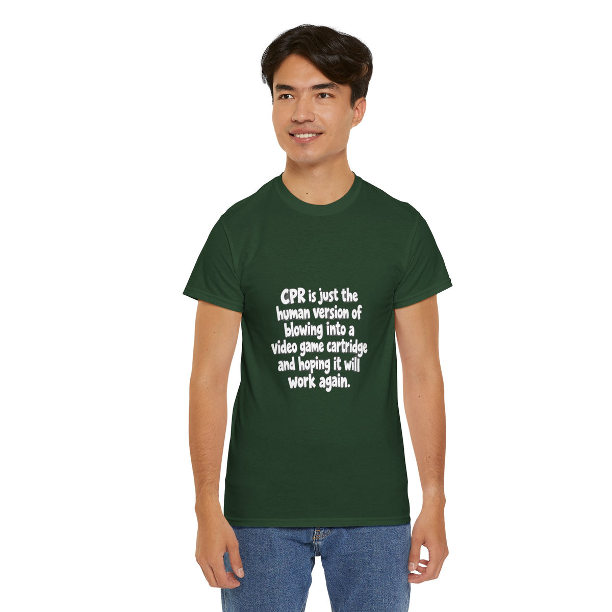 CPR Is Just the Human Version Tee — Funny Paramedic EMT Shirt