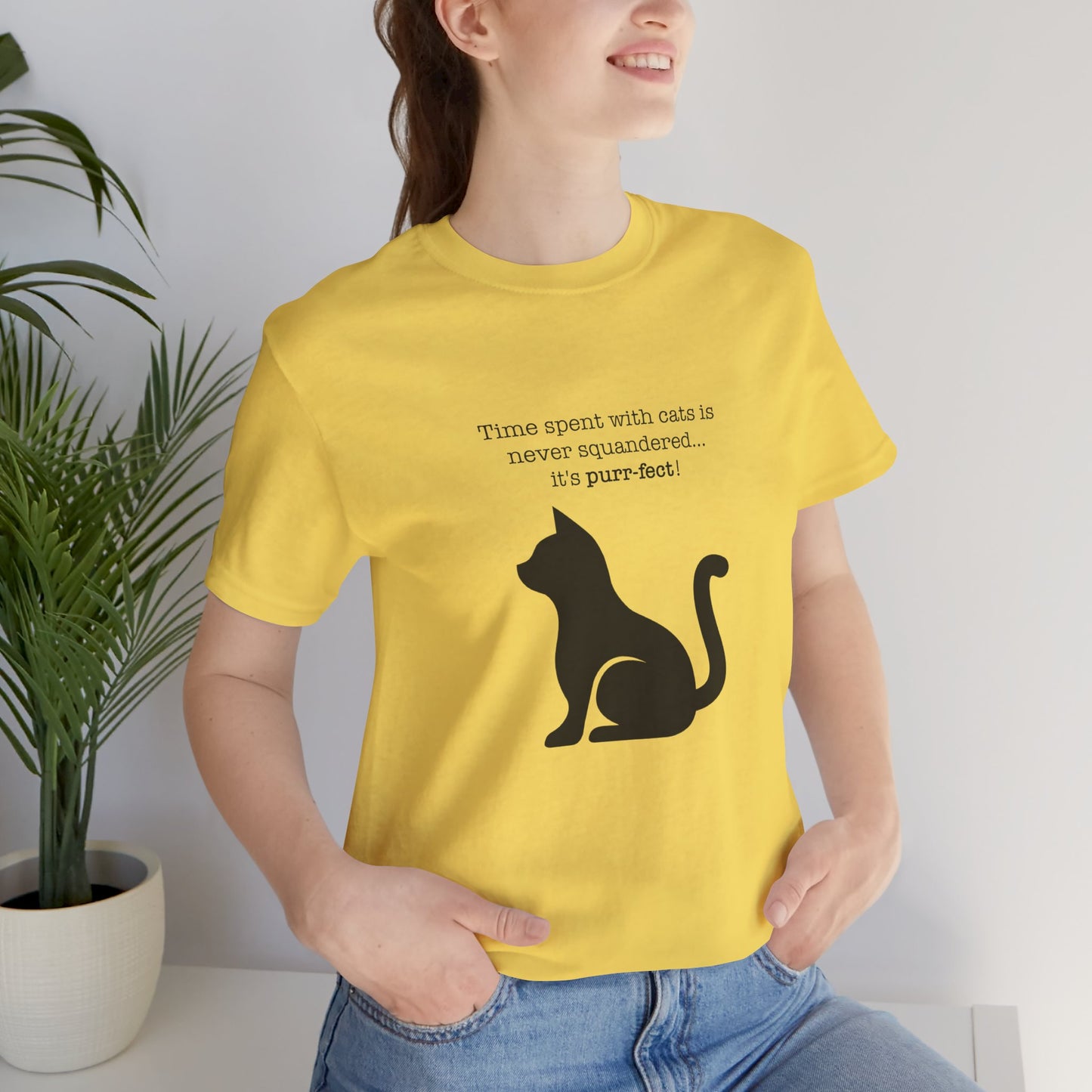 A Cat's Time is Never Squandered! (Light Shirt Colors)
