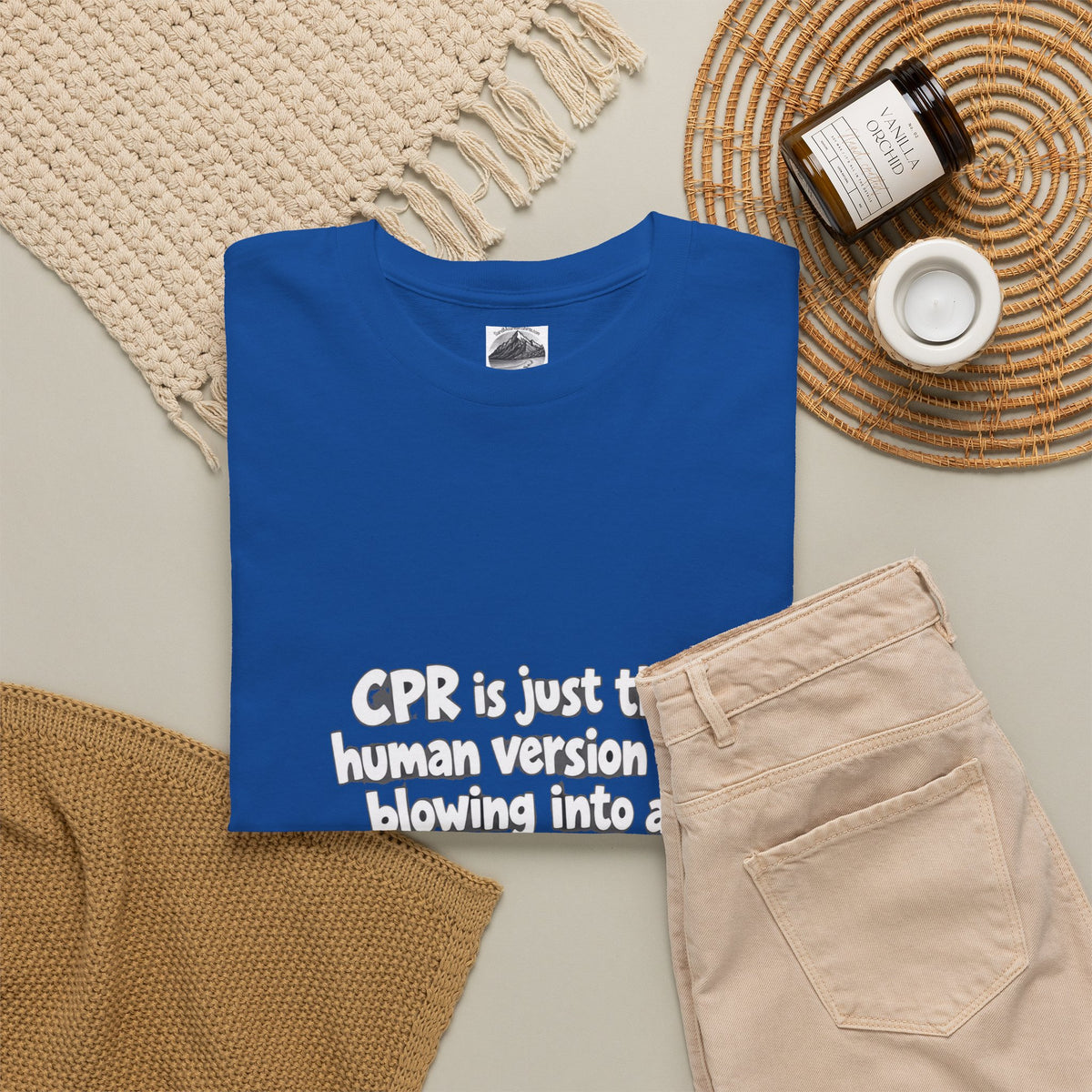 CPR Is Just the Human Version Tee — Funny Paramedic EMT Shirt