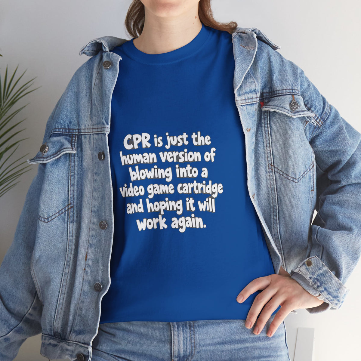 CPR Is Just the Human Version Tee — Funny Paramedic EMT Shirt