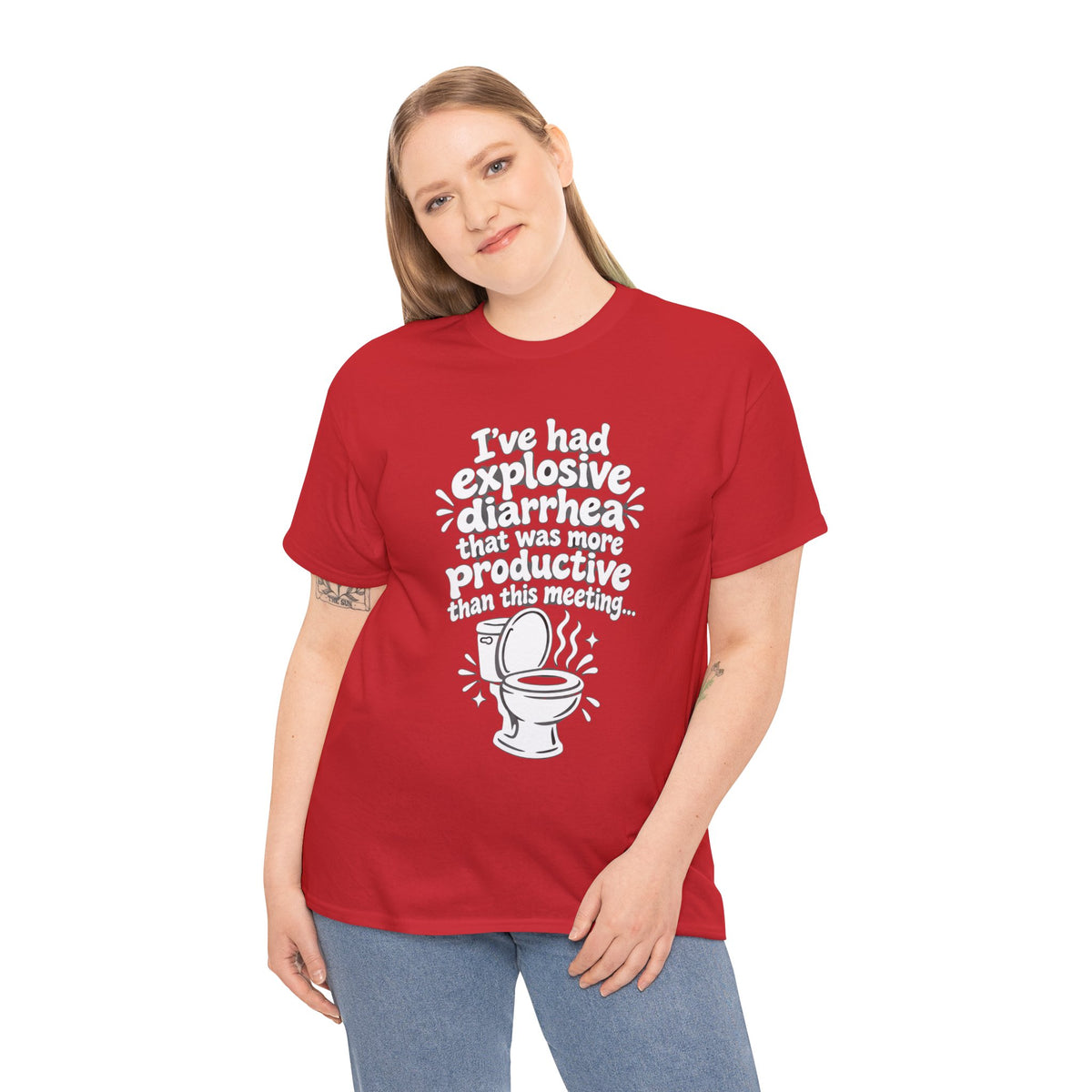 Explosive Diarrhea > This Meeting Funny Sarcastic T-Shirt | Offensive Office Humor Tee | Rude Gag Gift
