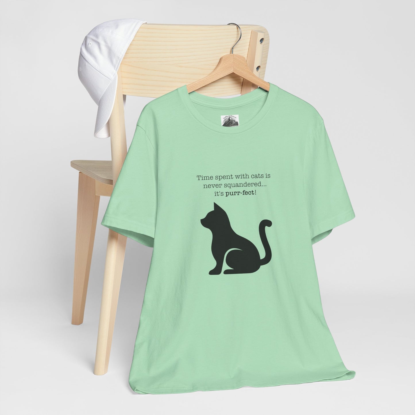 A Cat's Time is Never Squandered! (Light Shirt Colors)