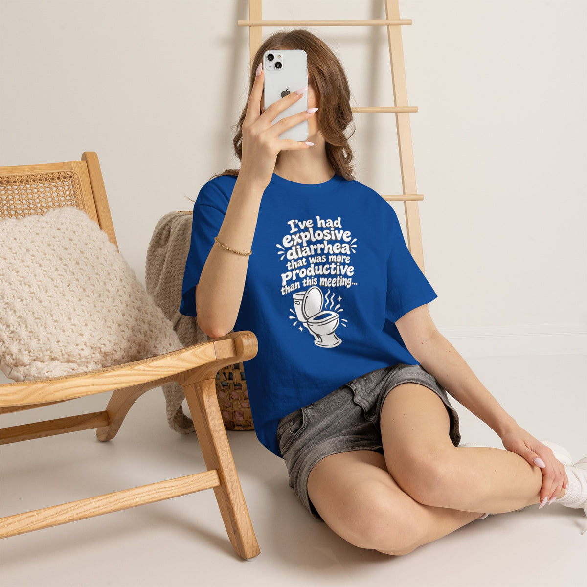 Explosive Diarrhea > This Meeting Funny Sarcastic T-Shirt | Offensive Office Humor Tee | Rude Gag Gift