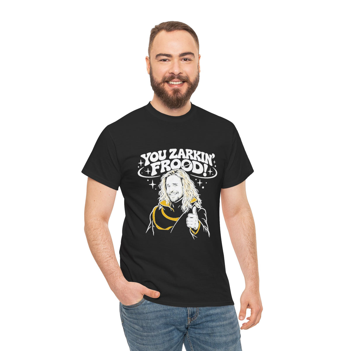 "You Zarkin' Frood!" Hitchhiker's Guide to the Galaxy T-Shirt — Sarcastic Sci-Fi Tee for Hoopy Froods