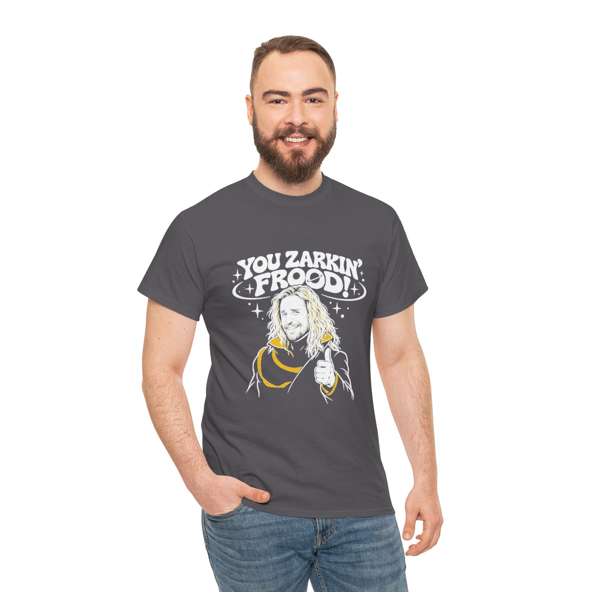 "You Zarkin' Frood!" Hitchhiker's Guide to the Galaxy T-Shirt — Sarcastic Sci-Fi Tee for Hoopy Froods