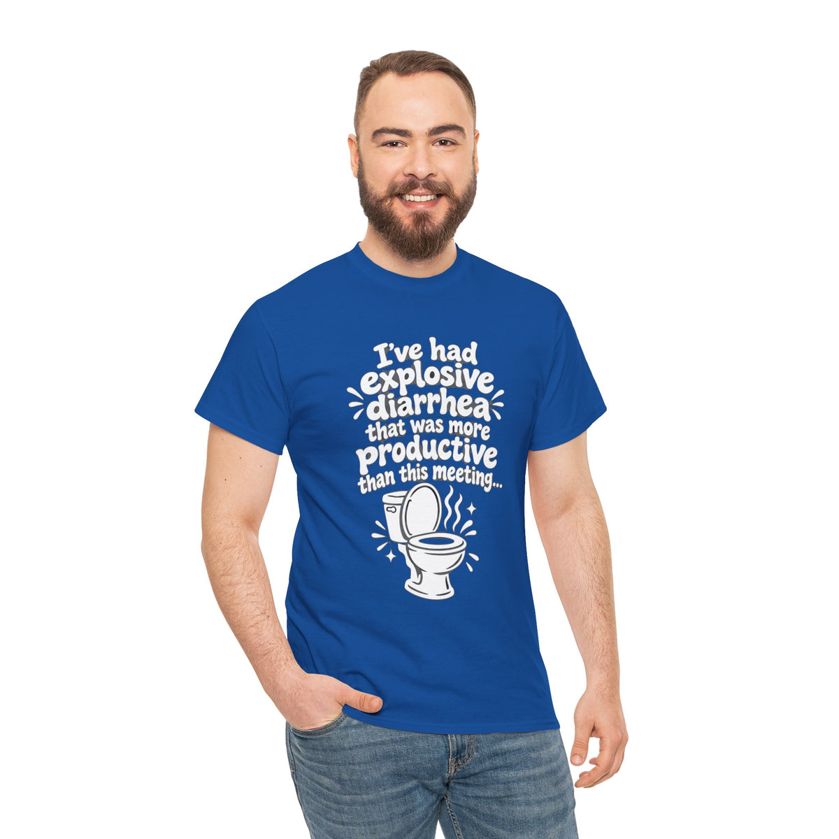 Explosive Diarrhea > This Meeting Funny Sarcastic T-Shirt | Offensive Office Humor Tee | Rude Gag Gift