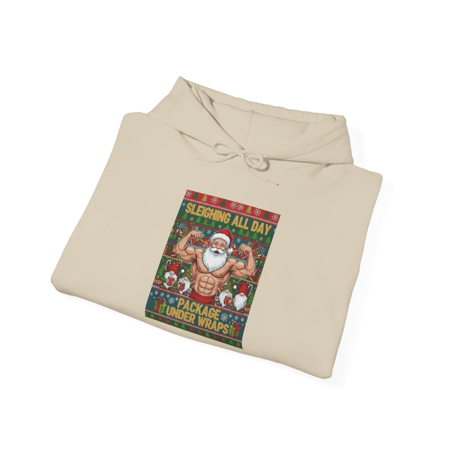 Buff Santa Funny Hoodie
