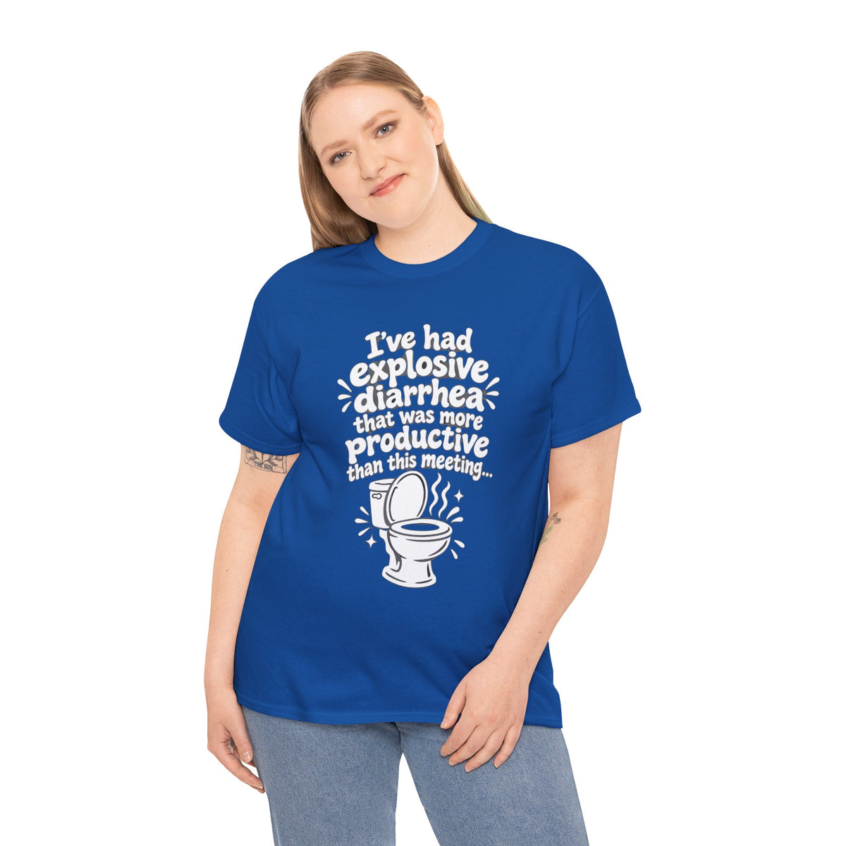 Explosive Diarrhea > This Meeting Funny Sarcastic T-Shirt | Offensive Office Humor Tee | Rude Gag Gift