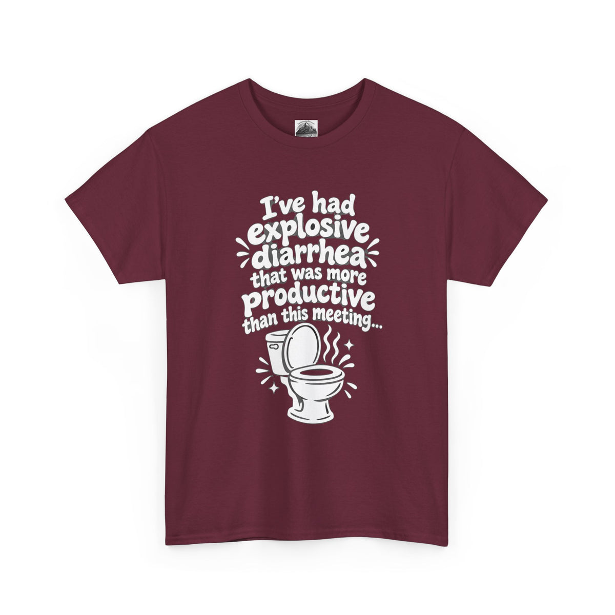 Explosive Diarrhea > This Meeting Funny Sarcastic T-Shirt | Offensive Office Humor Tee | Rude Gag Gift