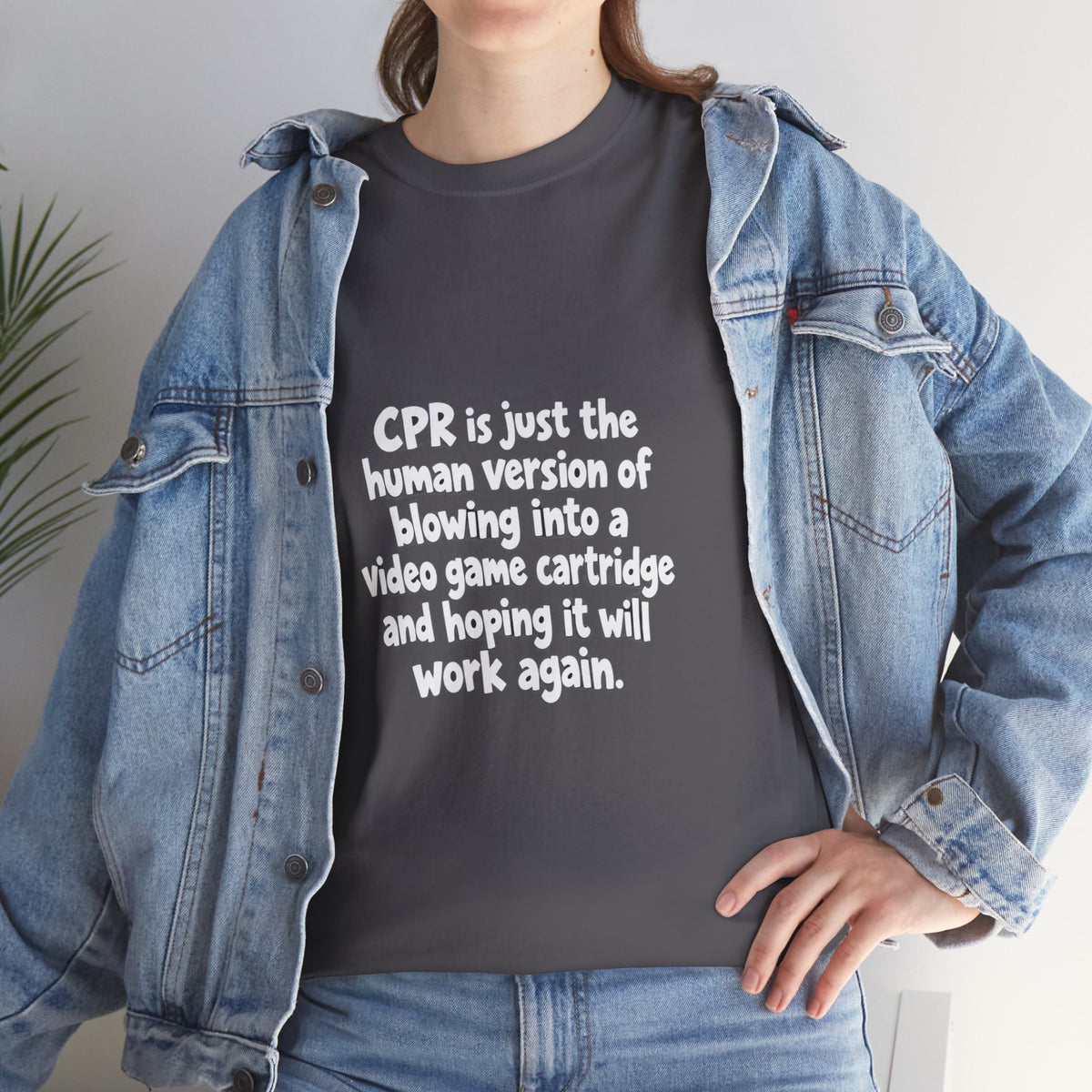 CPR Is Just the Human Version Tee — Funny Paramedic EMT Shirt