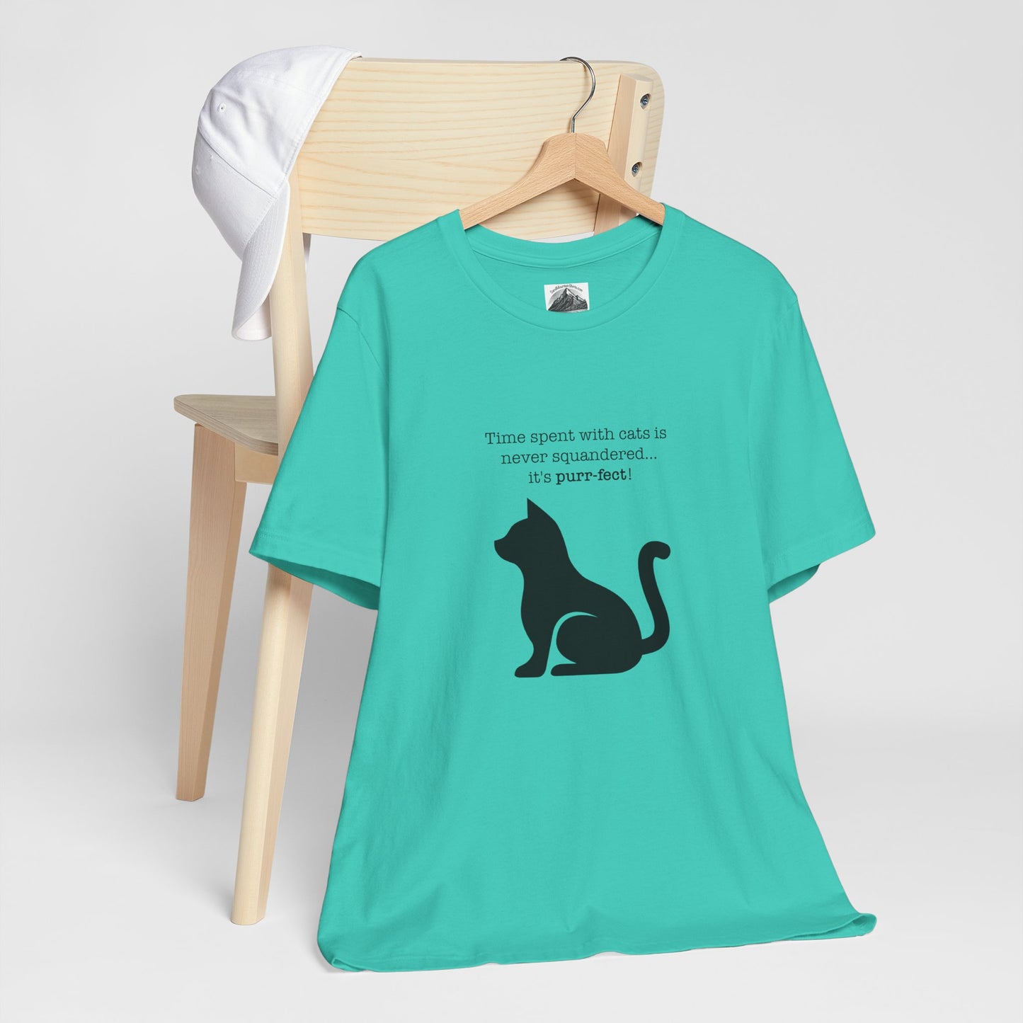 A Cat's Time is Never Squandered! (Light Shirt Colors)