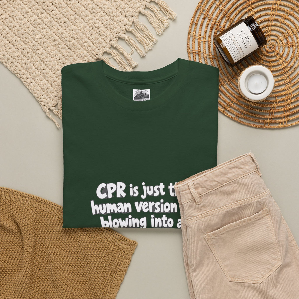 CPR Is Just the Human Version Tee — Funny Paramedic EMT Shirt