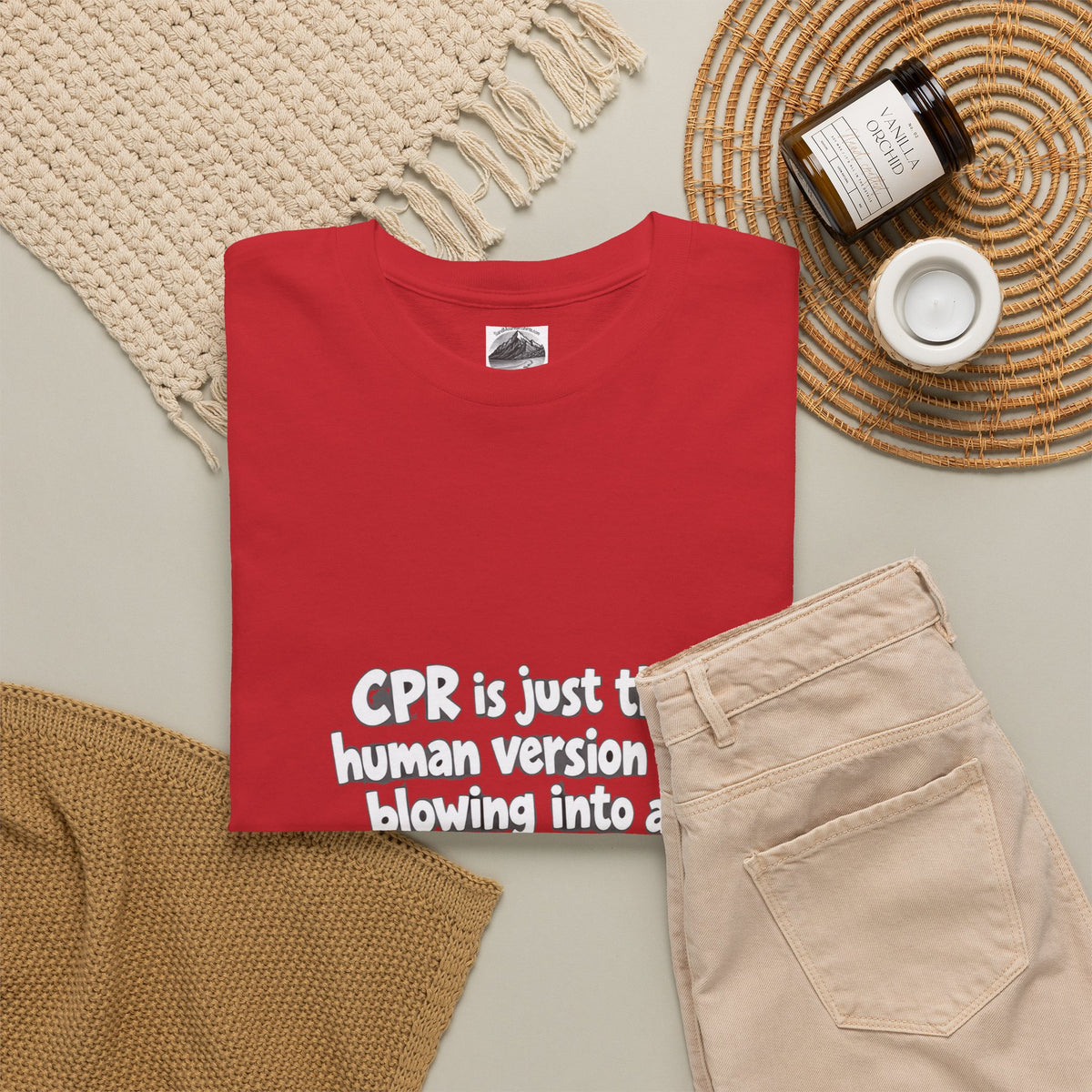 CPR Is Just the Human Version Tee — Funny Paramedic EMT Shirt