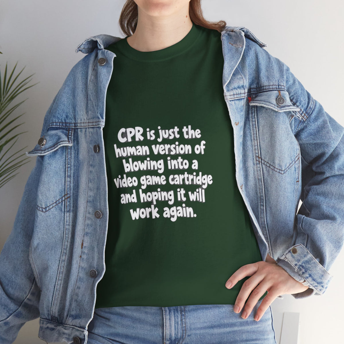 CPR Is Just the Human Version Tee — Funny Paramedic EMT Shirt