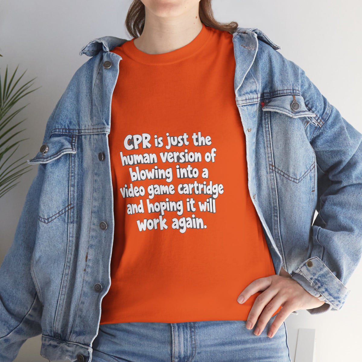 CPR Is Just the Human Version Tee — Funny Paramedic EMT Shirt