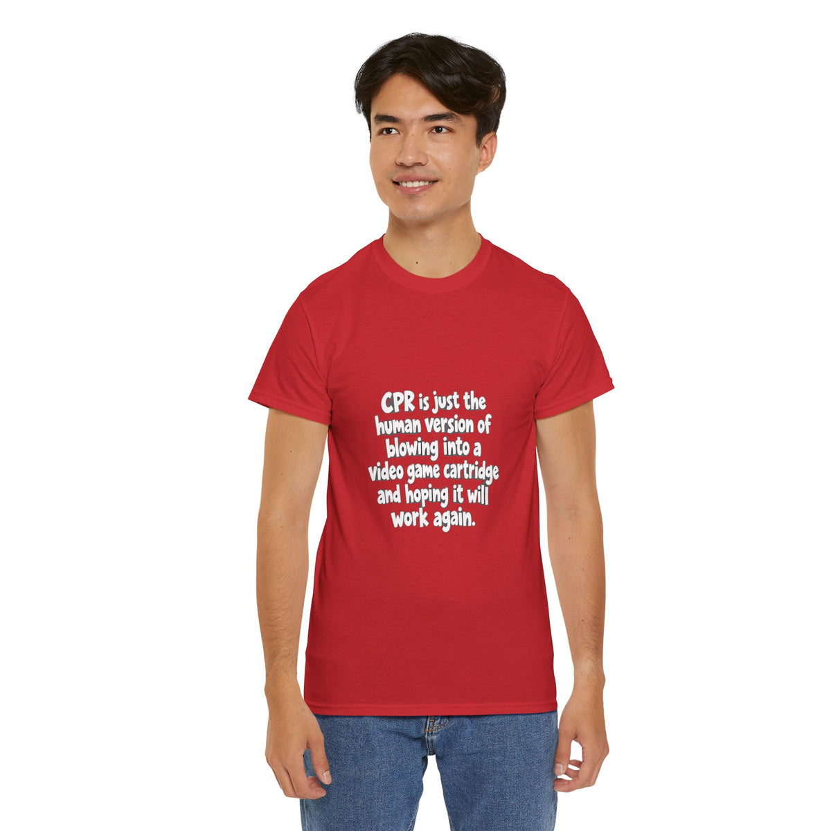 CPR Is Just the Human Version Tee — Funny Paramedic EMT Shirt