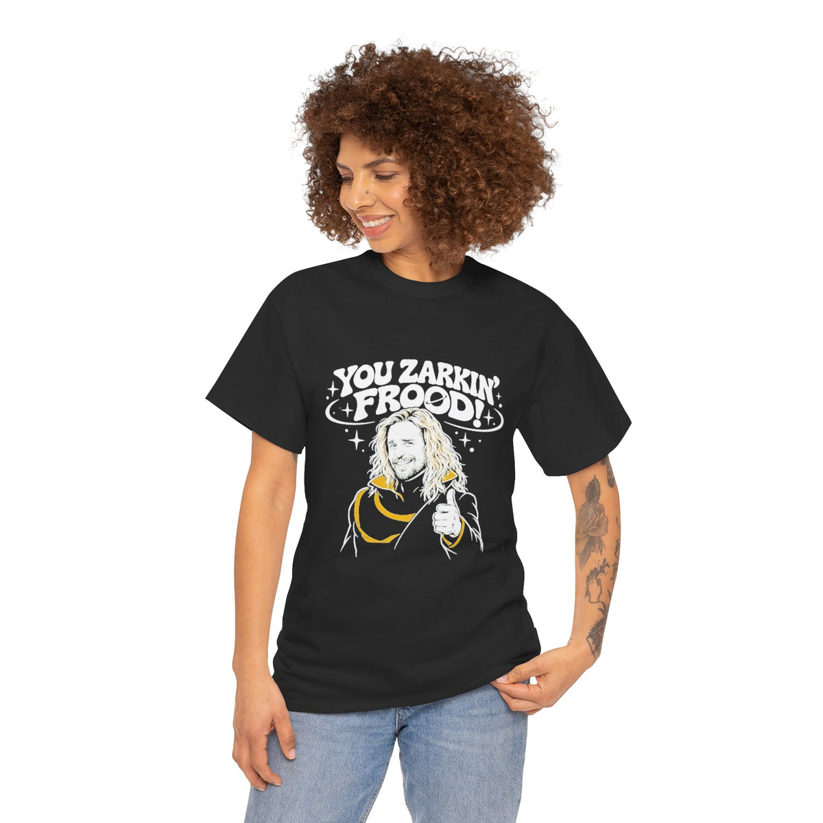 "You Zarkin' Frood!" Hitchhiker's Guide to the Galaxy T-Shirt — Sarcastic Sci-Fi Tee for Hoopy Froods