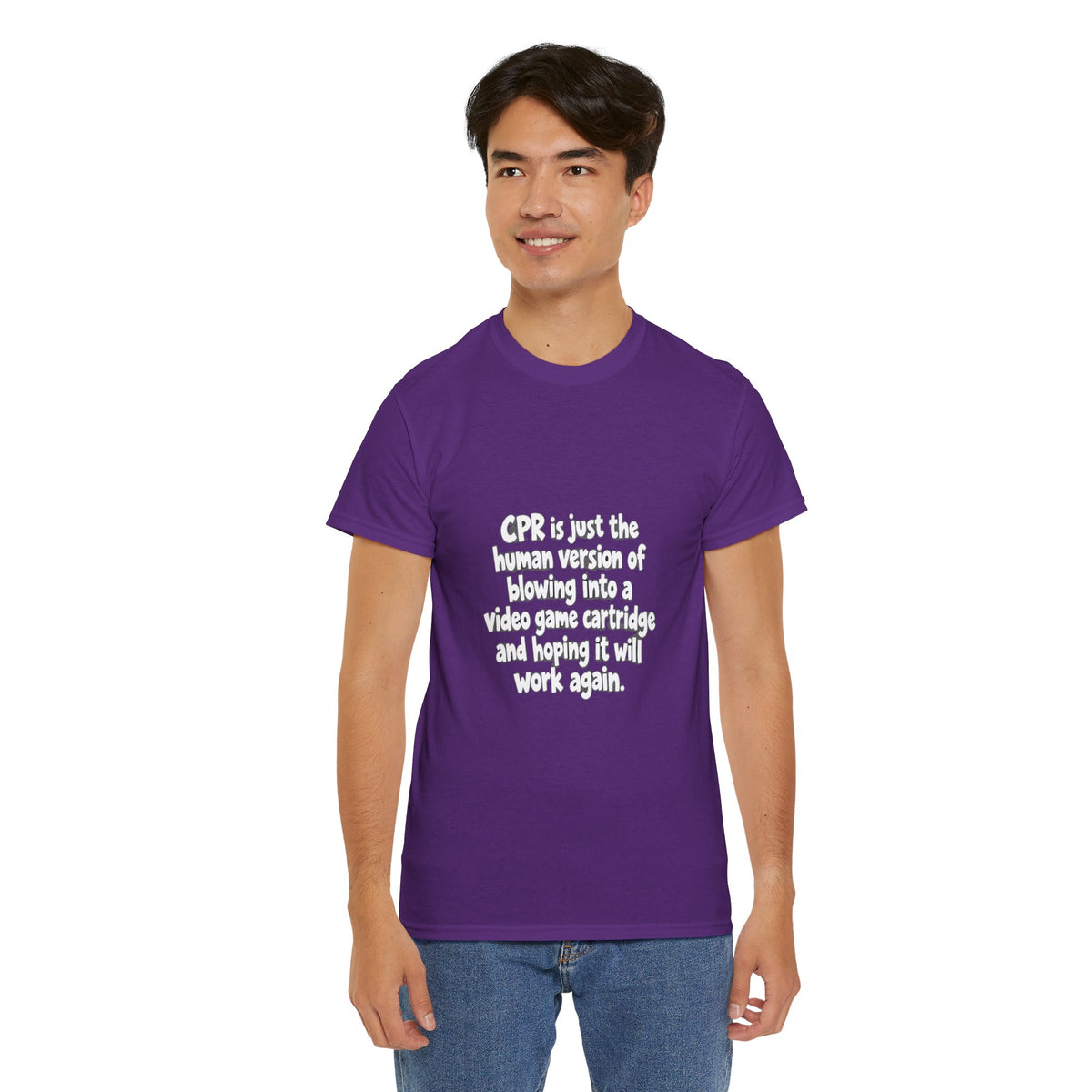 CPR Is Just the Human Version Tee — Funny Paramedic EMT Shirt
