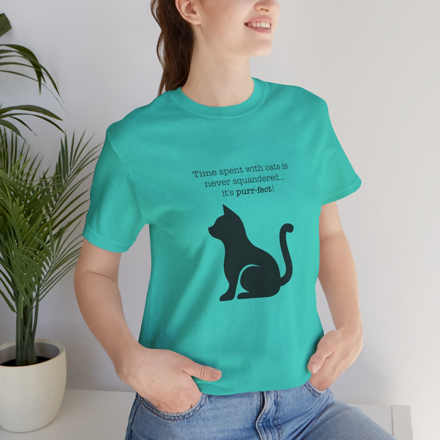 A Cat's Time is Never Squandered! (Light Shirt Colors)