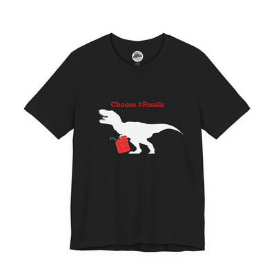 Fossil Fuels Featuring Your Favorite T-Rex (Dark shirt colors)