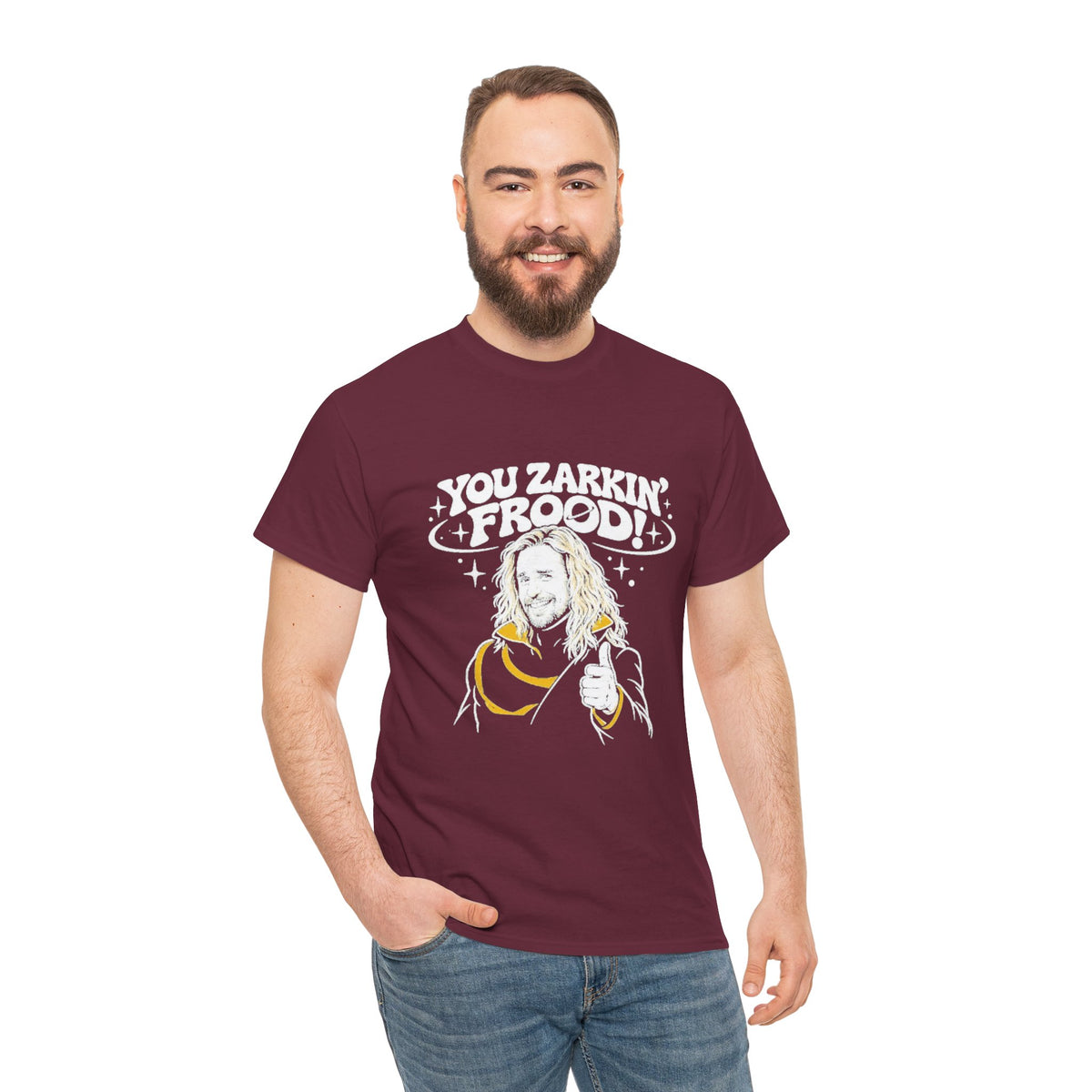 "You Zarkin' Frood!" Hitchhiker's Guide to the Galaxy T-Shirt — Sarcastic Sci-Fi Tee for Hoopy Froods