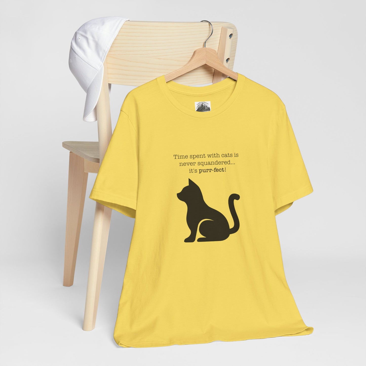 A Cat's Time is Never Squandered! (Light Shirt Colors)