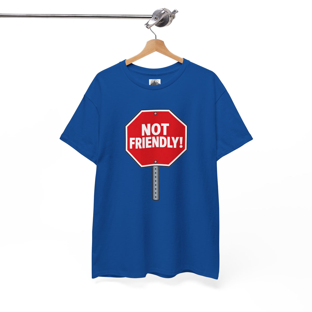 "Not Friendly!" Stop Sign T-Shirt