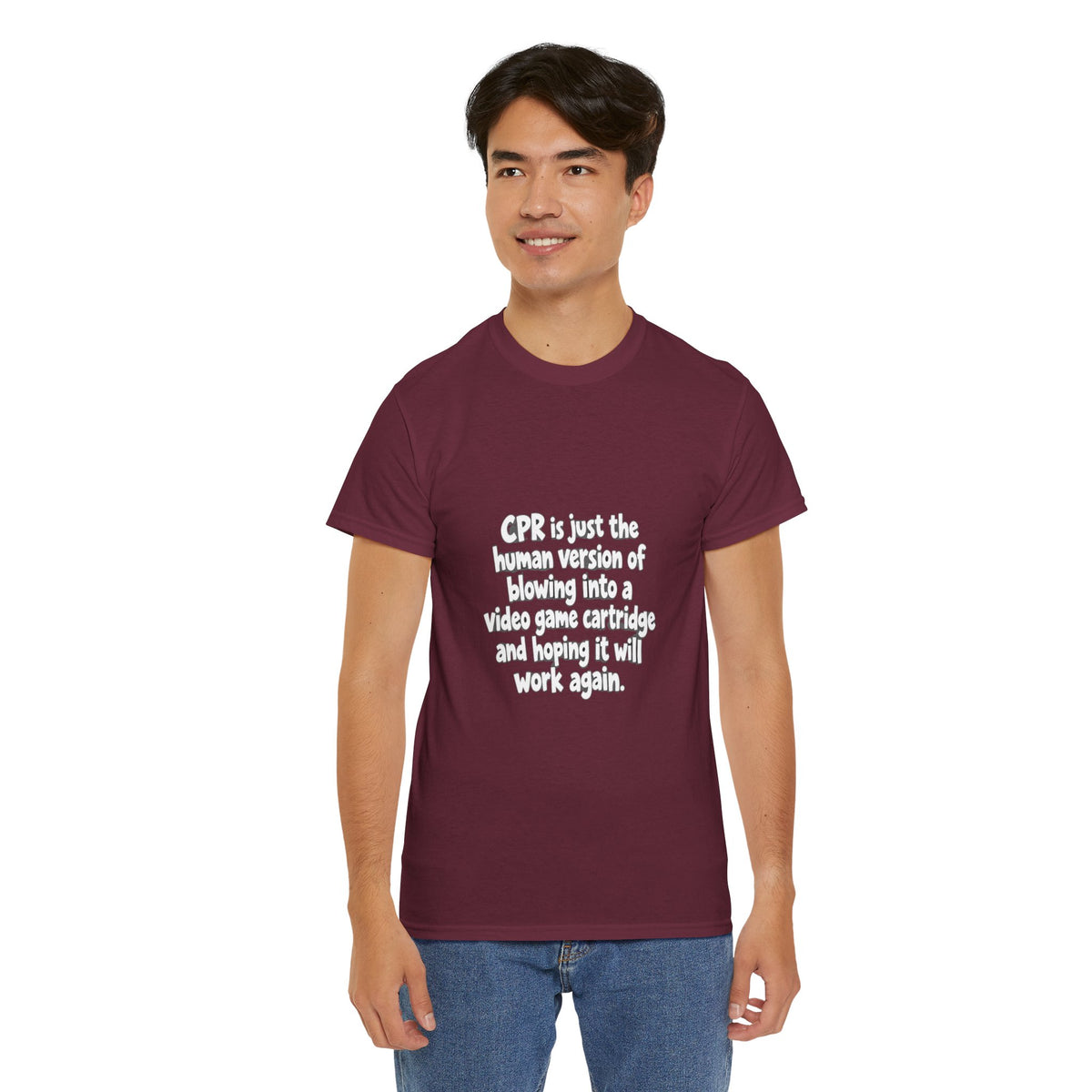 CPR Is Just the Human Version Tee — Funny Paramedic EMT Shirt