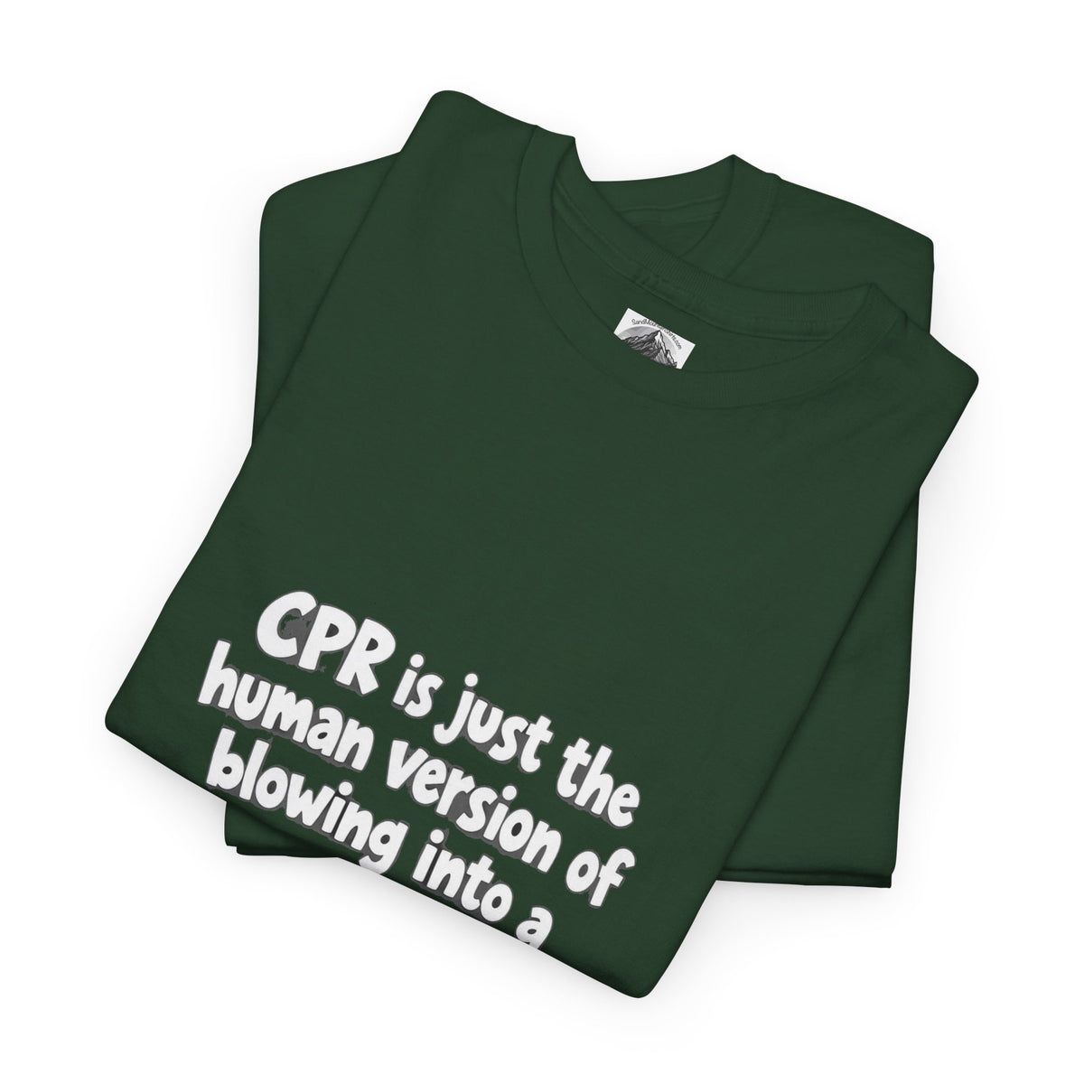 CPR Is Just the Human Version Tee — Funny Paramedic EMT Shirt