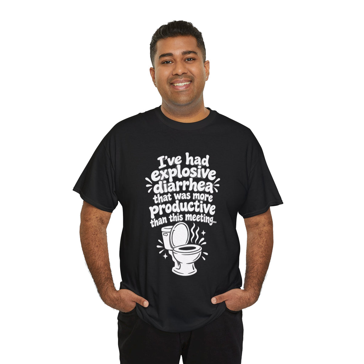 Explosive Diarrhea > This Meeting Funny Sarcastic T-Shirt | Offensive Office Humor Tee | Rude Gag Gift
